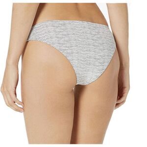 EBERJEY Bikini Bottom Womens Small S Ivory Black Striped NEW Lines Annia REVOLVE